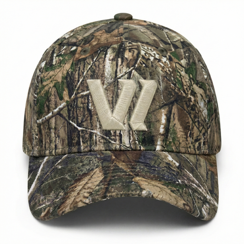 A-Frame Hat "VI" ivory/camo