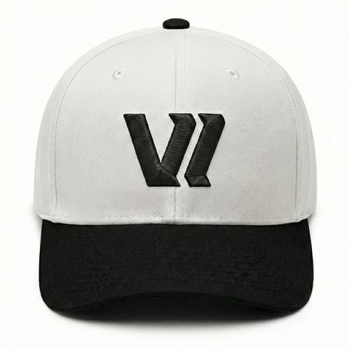 A-Frame Hat "VI" black/white