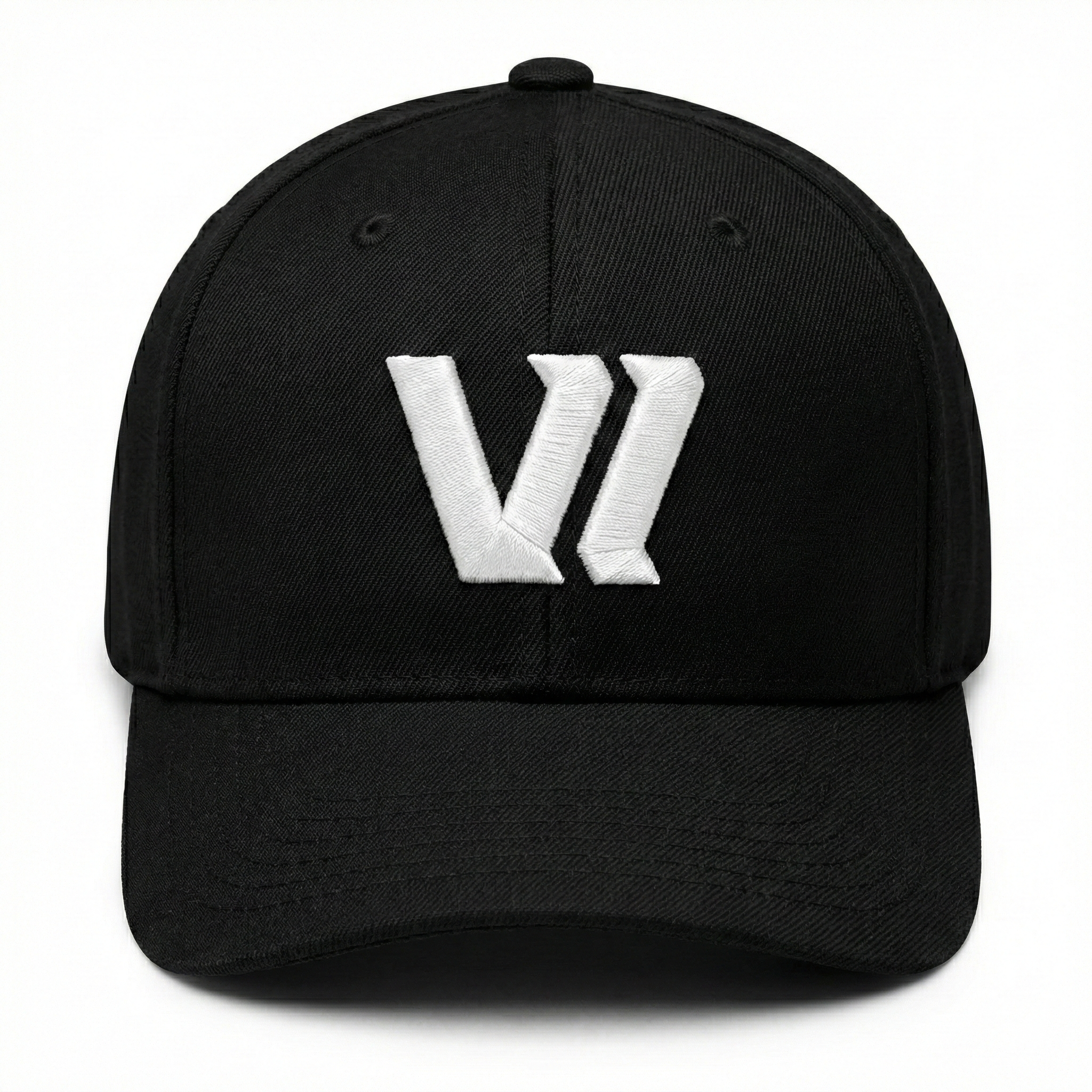A-Frame Hat "VI" white/black